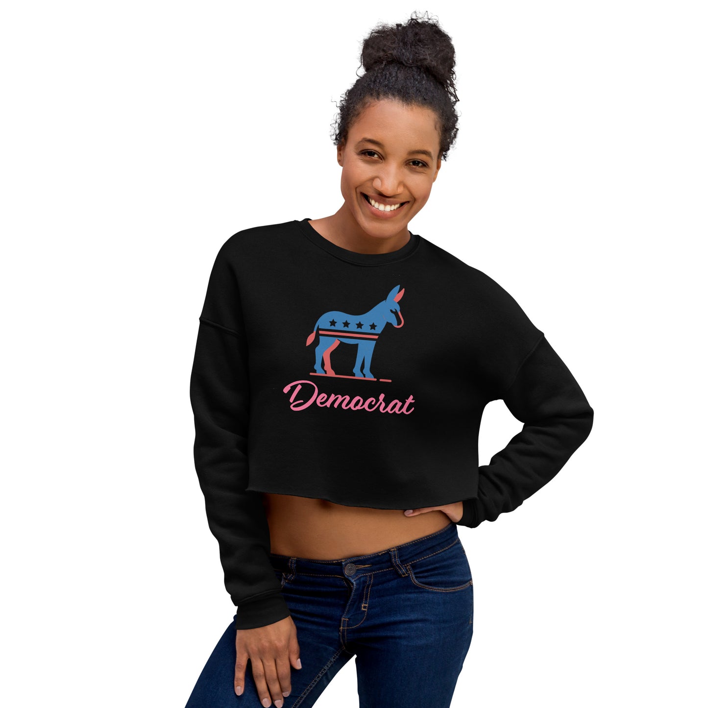 Democratic Spirit Crop Sweatshirt