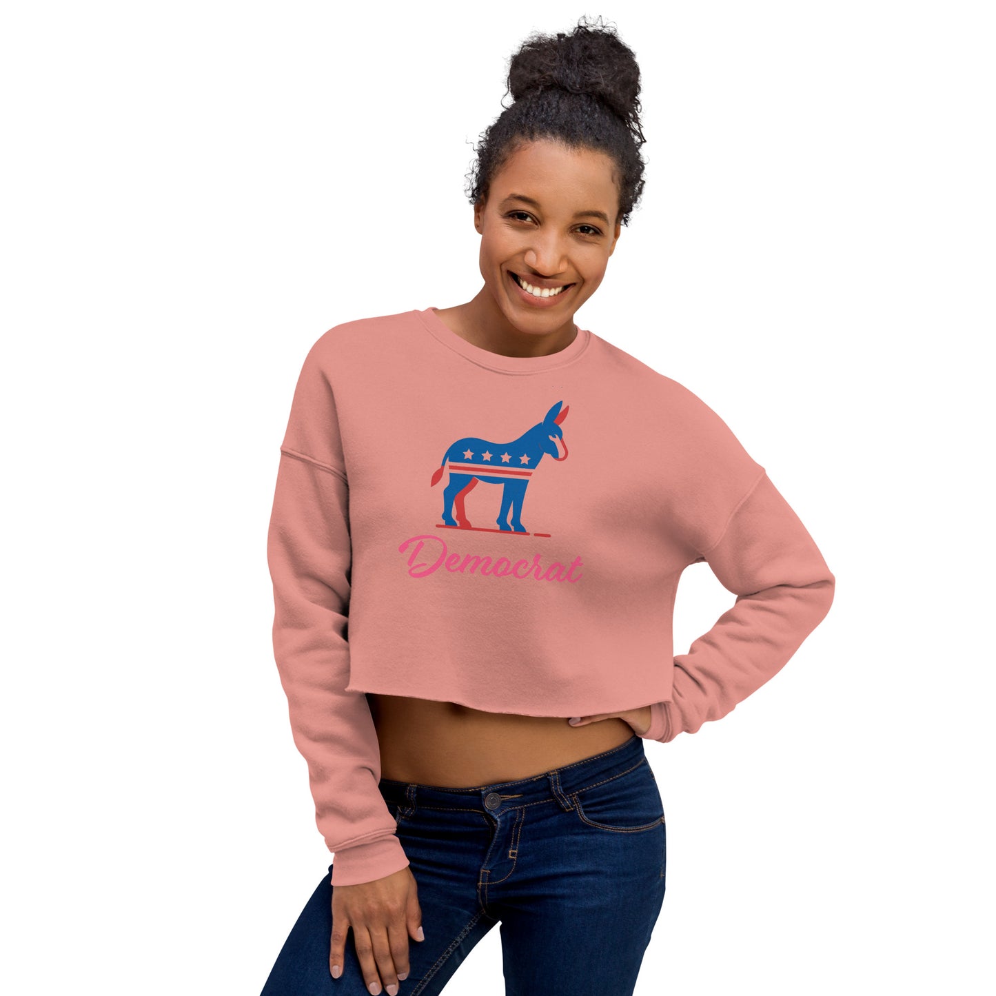 Democratic Spirit Crop Sweatshirt